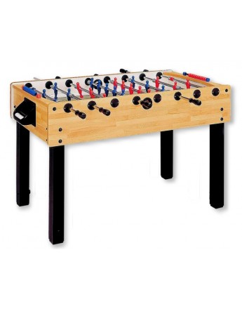 Fußballkicker GARLANDO G-100 "Buche Sport Teleskop"