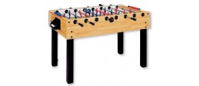 Fußballkicker GARLANDO G-100 "Buche Sport Teleskop"